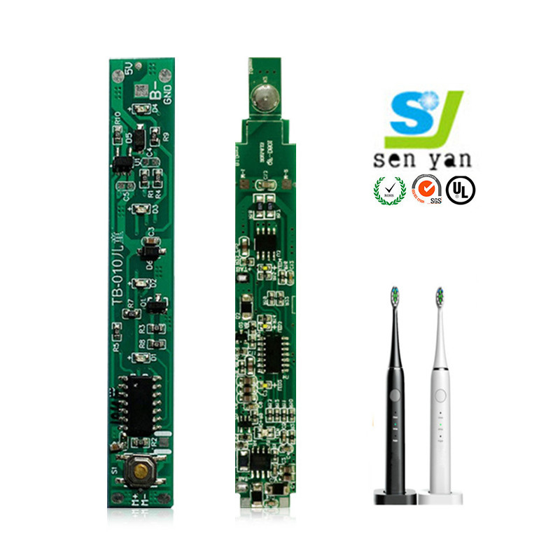 HASL-LF SMT PCB Assembly Pritned Circuit Board Production One Stop Service For Toothbrush