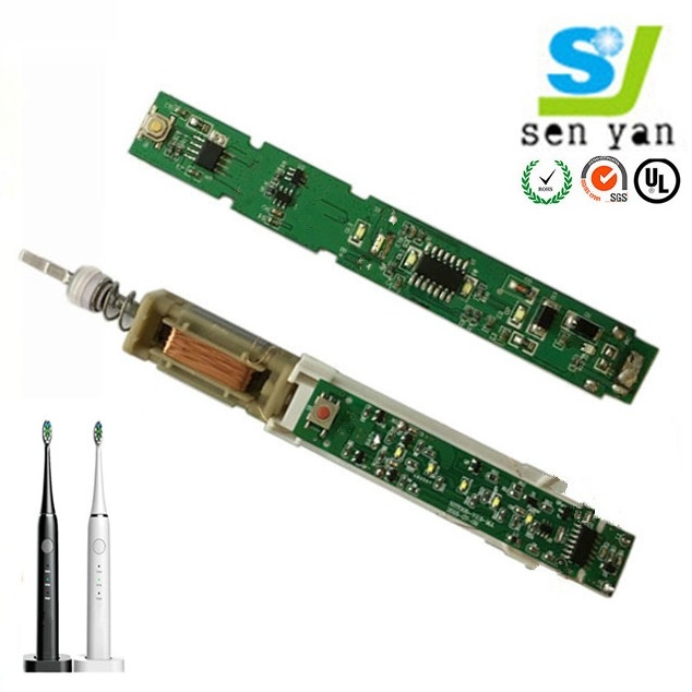 HASL-LF SMT PCB Assembly Pritned Circuit Board Production One Stop Service For Toothbrush