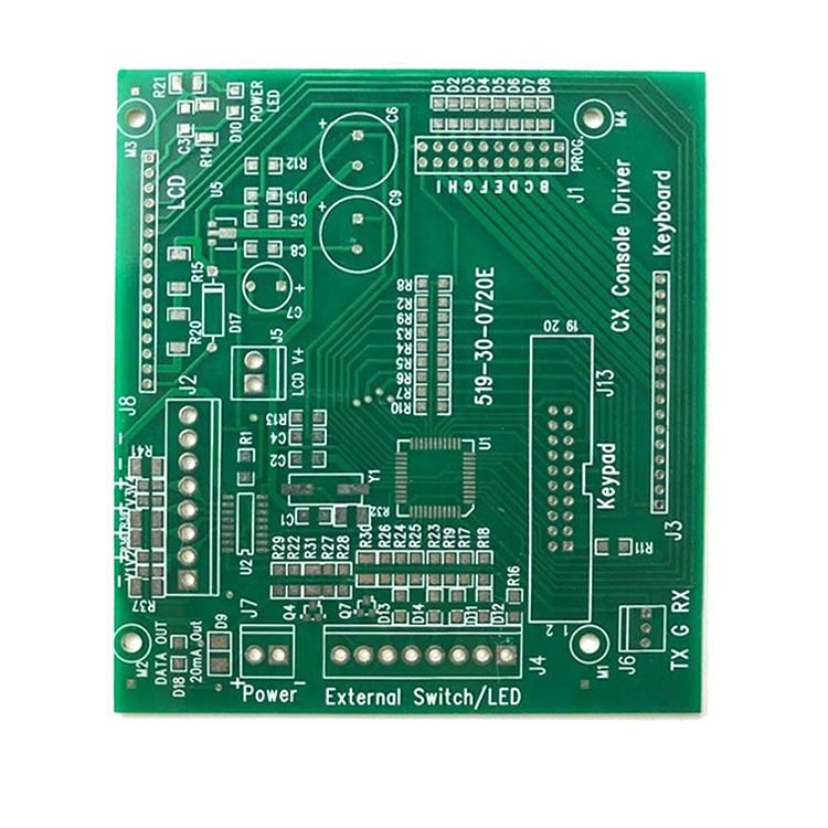 0.5oz Double Side Prototype PCB CEM-1 94V0 CEM-3 With BGA Carbon Oil